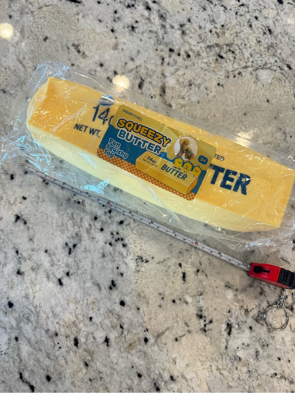 Squeezy Butter squishy Toy - Yellow